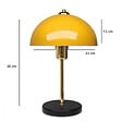 CONCEPT USINE - Lampe de table champignon jaune 38cm EDITH - vignette