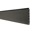 DECKLINEA - Kit Clôture Composite sur Muret RIO Anthracite 11x1,2m - Bois composite & Aluminium - Poteaux sur Platines Gris - Brise vue - vignette
