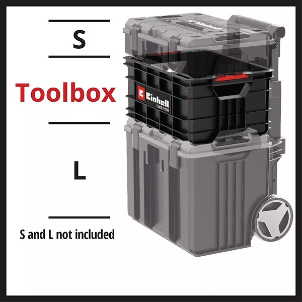 EINHELL - Boîte à outils  E-Case - large