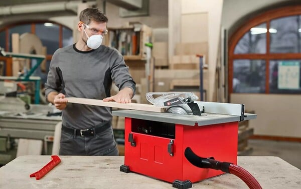 EINHELL - Scie circulaire sur table TC-TS 8 - 1200W - lame Ø200mm - coupe max 45mm - butée parallèle - large