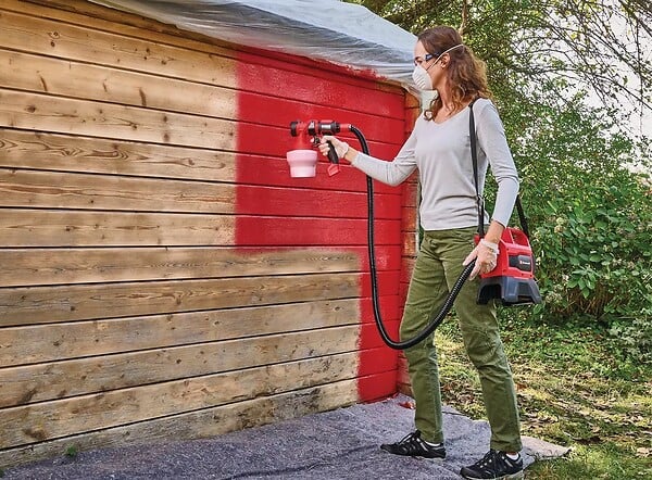 EINHELL - Pistolet à peinture sur batterie  TE-SY 18/90 Li-Solo - large
