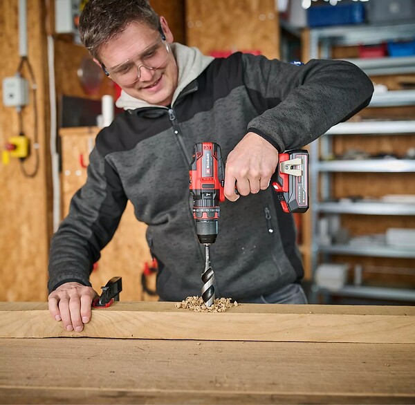 EINHELL - Perceuse à percussion sans fil  TE-CD 18/44 Li-i (1x2,5 Ah) - large