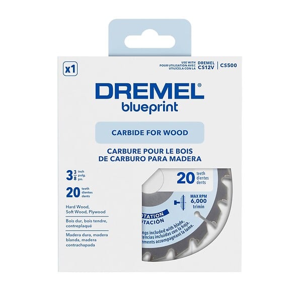 DREMEL - Lame scie circulaire carbure - Blueprint CS500 - 85mm - large