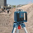 BOSCH - Laser rotatif BOSCH GRL 400 H + Cellule de réception LR 45 + Batteries NiMH en L-Boxx - vignette