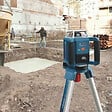 BOSCH - Laser rotatif BOSCH GRL 400 H + Cellule de réception LR 45 + Batteries NiMH en L-Boxx - vignette