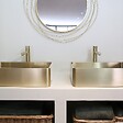 ESSEBAGNO - Luisa mitigeur lavabo haut or brossé - vignette