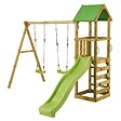 KANGUI - Aire de jeux bois enfant : plateforme 120 cm avec toboggan WALLI - vignette