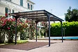 HABRITA - Carport aluminium - Gris anthracite - L.294xP.500cm - vignette