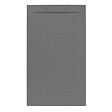 SWISS AQUA TECHNOLOGIES - Swiss Aqua Technologies Fusion Receveur de douche 140x80cm en marbre coulé, Gris perle (SATFU14080GRP) - vignette