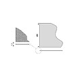 EMUCA - Tapis antidérapant pour tiroir, Minirhomb, longueur 20m x 480mm, plastique, Gris antracite - vignette