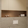 CERAMIA - Timeless Niche de Douche à encastrer, Acier Inoxydable 304, 120x28x10cm, Cuivre brossé PVD - vignette