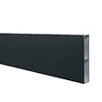 DECKLINEA - Kit Clôture Aluminium Ajourée sur Muret OLINDA Anthracite 9,20x1,2m - Lames ajourées 21x45x1780 mm - Brise Vue - Palissade - vignette