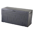 KETER - Keter Comfy 270L Coffre de rangement 116,7 x 44,7 x 57 cm, Graphite (255167) - vignette
