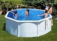 GRE - Piscine acier blanc Bora Bora ronde 3,20 x 1,22 m - Gré - vignette