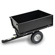 ELEM GARDEN TECHNIC - Remorque pour tracteur tondeuse avec benne basculante - charge max 225kg. - vignette