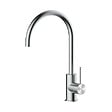 SWISS AQUA TECHNOLOGIES - Swiss Aqua Technologies Aurum mitigeur cuisine sur pied 36,3 cm avec bras pivotant, à levier, acier inoxydable (SATBAUR280NRZ) - vignette