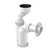 SIKO - Siphon pour urinoir avec vidage de brassard 40mm, blanc (T2407) - vignette