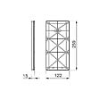 EMUCA - Accessoire latéral pour penderie rabattable pour armoire Sway, Plastique, Titane - vignette