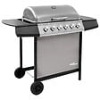 VIDAXL - vidaXL Barbecue gril à gaz avec 6 brûleurs Noir et argenté - vignette