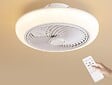 PURLINE - Ventilateur Lampe LED avec grille - vignette