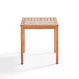 OVIALA - Table bistrot carrée en bois d'eucalyptus - Sete - vignette