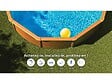 GRE - Piscine acier aspect bois Sicilia ronde 3,20 x 1,22 m - Gré - vignette