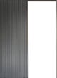 GD MENUISERIES - Porte Coulissante Blakeria Vitrée Gris Anthr H204 x L93 cm, Galandage, kit de finition - vignette