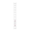 HAILO - Echelle simple 15 échelons 4,2m/5,15m en alu professionnelle Hailo ProfiStep Uno - vignette
