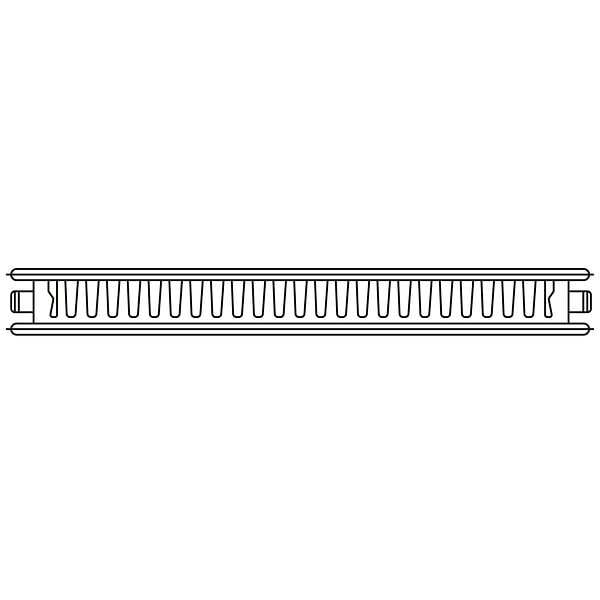 SANNOVER - Radiateur acier type 21 Sannover Hauteur 2000 mm Largeur 400 mm - large