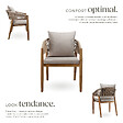 TECTAKE - Chaise de jardin MANACOR au design corde sable - vignette