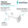 VILLEROY ET BOCH - Pack WC sans bride  Avento + Bâti support + abattant frein de chute + plaque chromée  + Tabouret blanc - vignette
