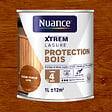 NUANCE - Lasure protection classique 4 ans chêne foncé 1 L - vignette