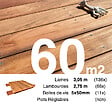 TERRASSEENBOIS - Kit terrasse bois exotique JATOBA pour 60 m², Lames 3,05 m, lambourdes 3,05 m et visserie Inox. - vignette
