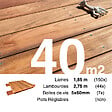 TERRASSEENBOIS - Kit terrasse bois exotique JATOBA pour 40 m², Lames 1,85 m, lambourdes 1,85 m et visserie Inox. - vignette