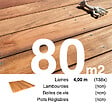 TERRASSEENBOIS - Planches de terrasse bois exotique JATOBA pour 80 m², Longueur 4 m. - vignette