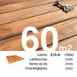 TERRASSEENBOIS - Planches de terrasse bois exotique JATOBA pour 60 m², Longueur 2,15 m. - vignette