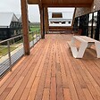 TERRASSEENBOIS - Kit complet terrasse bois exotique JATOBA pour 40 m², Lames 3,65 m, lambourdes 3,65 m, plots réglables et visserie Inox. - vignette