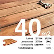 TERRASSEENBOIS - Kit terrasse bois exotique JATOBA pour 40 m², Lames 2,15 m, lambourdes 2,15 m et visserie Inox. - vignette