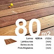 TERRASSEENBOIS - Planches de terrasse bois exotique CUMARU pour 80 m², Longueur 4,55 m. - vignette