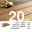 TERRASSEENBOIS - Kit terrasse bois exotique IPE pour 20 m², Lames 1,25 m, lambourdes 1,55 m et visserie Inox. - vignette