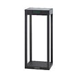 LUMISKY - Borne solaire LED blanc chaud RADIA MINI aluminium H35cm - vignette