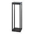 LUMISKY - Borne solaire LED blanc chaud RADIA MAXI aluminium H50cm - vignette