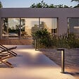 LUMISKY - Borne solaire noire en aluminium ALA MAXI H65cm - vignette