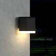 LUMISKY - Applique murale solaire SUNBOX BLACK H12cm - vignette