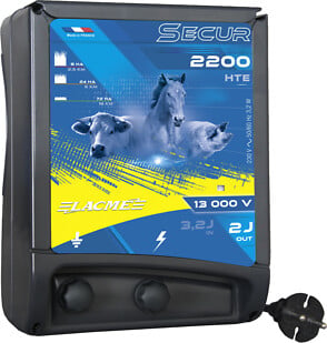 LACME - Electrificateur secteur 13 000 V / 2 J pour clôtures moyennes et animaux domestiques sensibles - 606204 - large