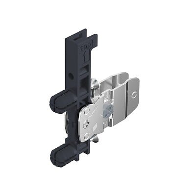HETTICH - AvanTech YOU Attache façade pour profil de côté de tiroir, hauteur 139 mm, à enfoncer - HETTICH - 9257885 - large
