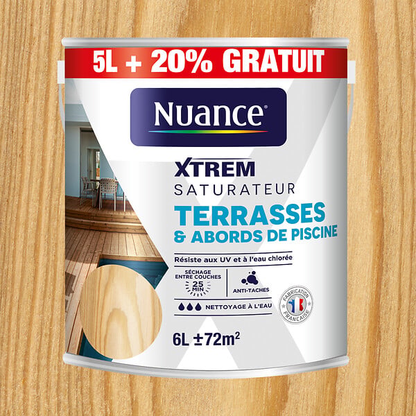 NUANCE - Saturateur bois naturel mat 5l+20% nuance - large