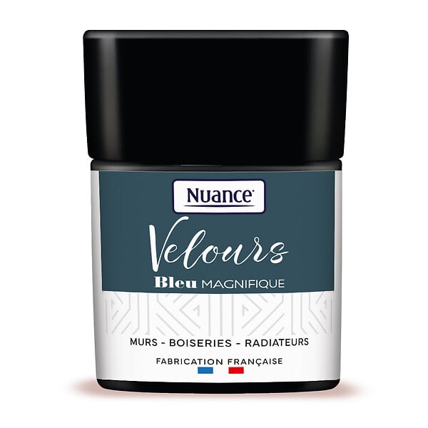 NUANCE - Testeur de peinture Velours - Bleu magnifique - 75ml - large