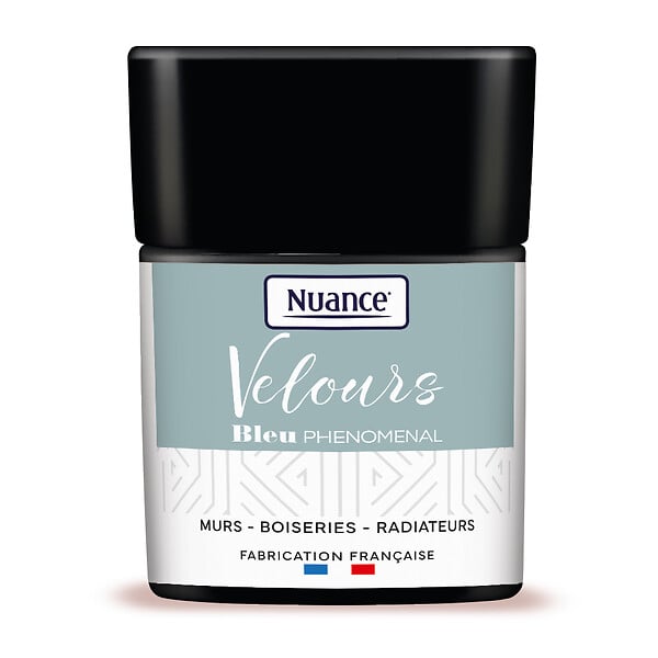 NUANCE - Testeur de peinture Velours - Bleu phénomenal - 75ml - large