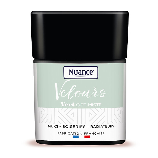 NUANCE - Testeur de peinture Velours - Vert optimiste - 75ml - large